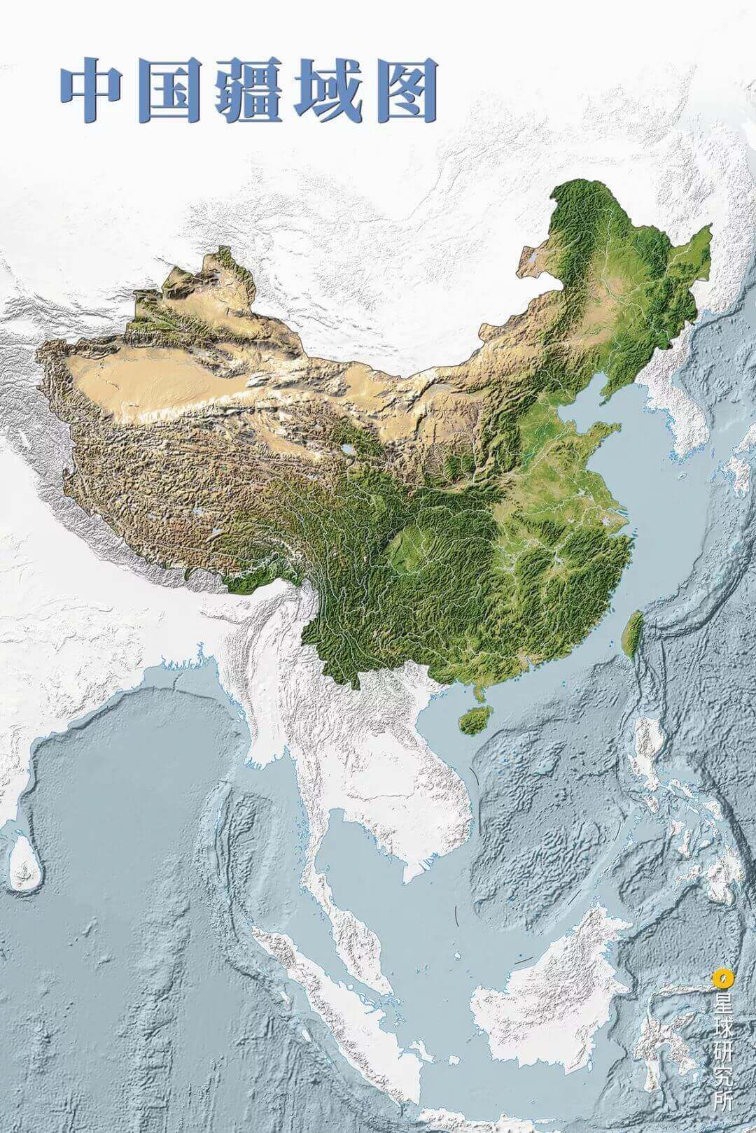 China territory Map