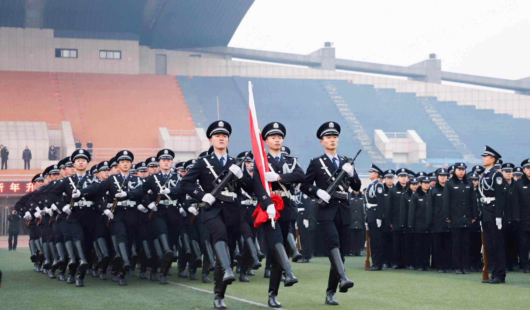 Chinese police parade